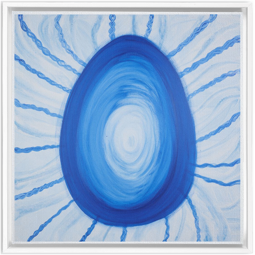 Cosmic Egg Framed Canvas Wraps